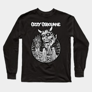 ozzy osbourne vintage retro Long Sleeve T-Shirt